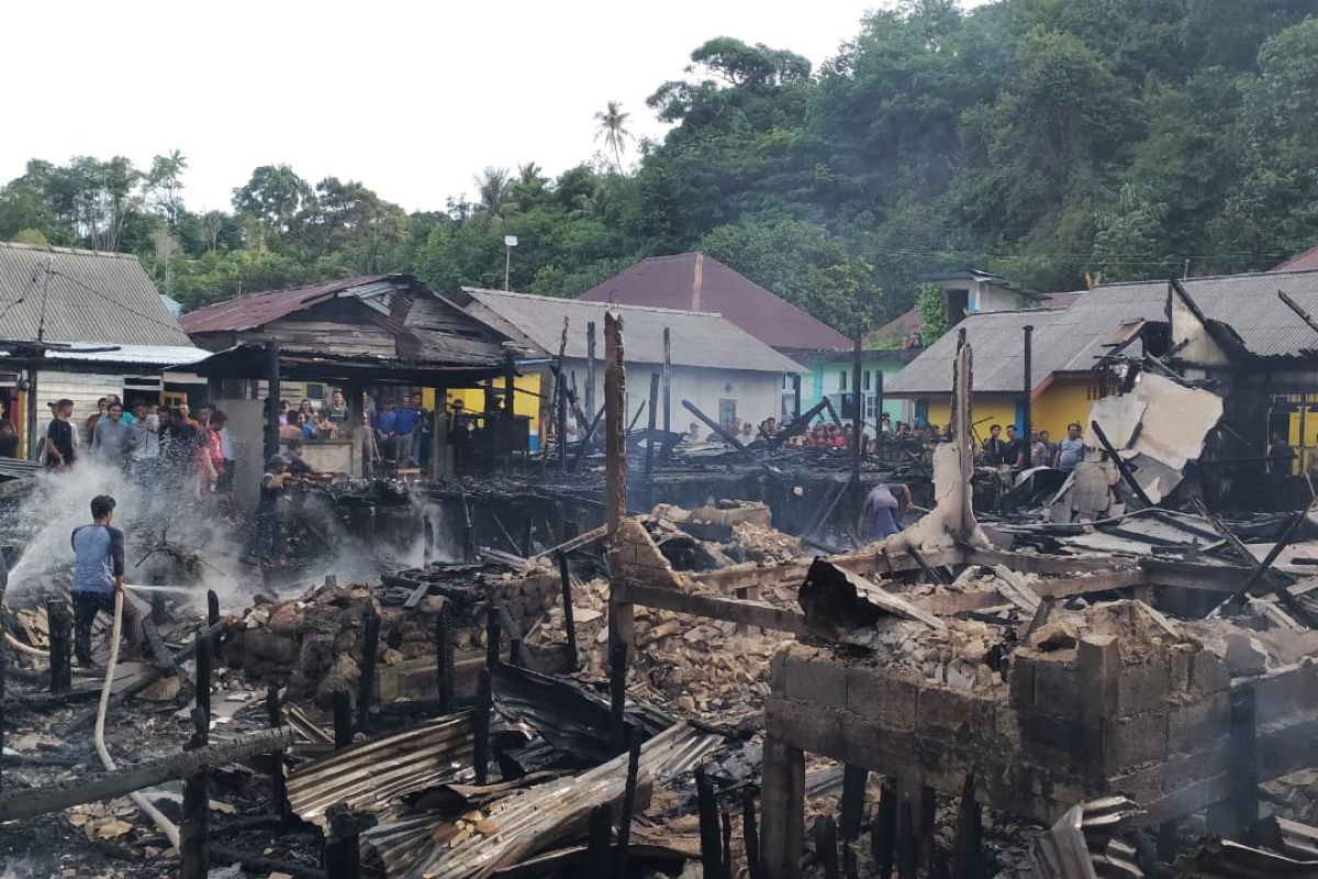 BPBD Bintan : 16 kepala keluarga terdampak kebakaran mengungsi