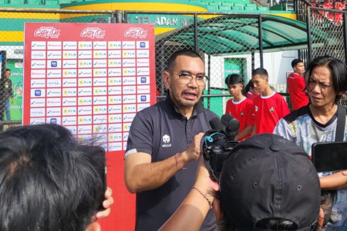 Arya Sinulingga berharap banyak anak Medan  lolos seleksi Timnas U-17