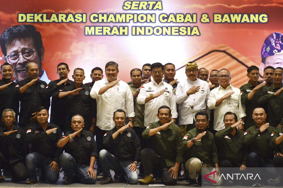 Komitmen para Champion Cabai dan Bawang Merah Indonesia