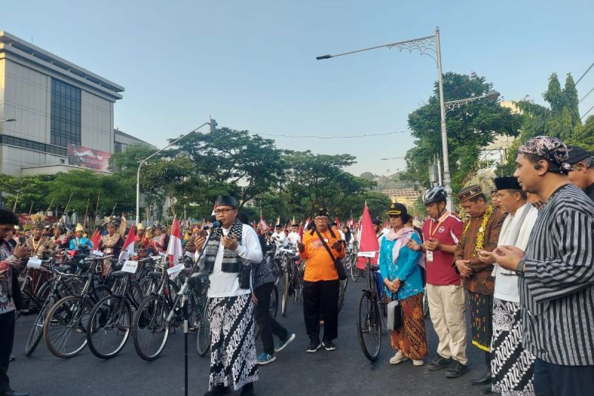 Onthel Kebangsaan 2, cara Pemprov Jateng rawat keberagaman