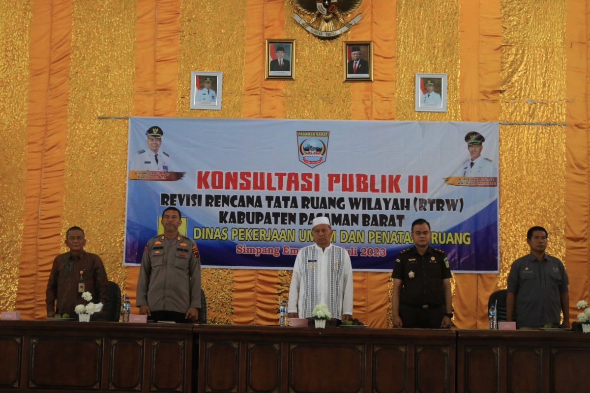 Pemkab Pasaman Barat revisi RTRW dengan konsultasi publik