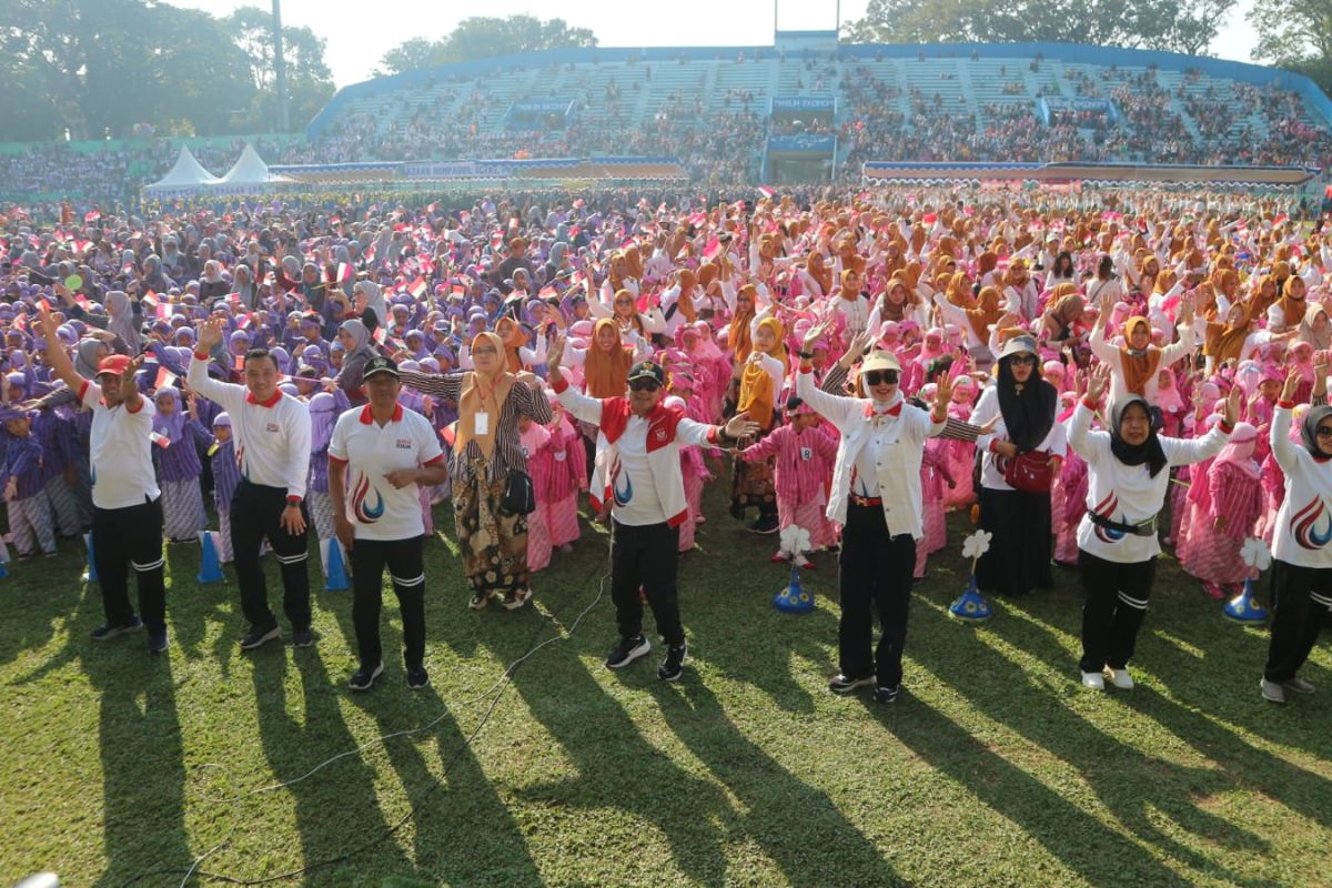 Ribuan penari semarakkan gebyar PAUD Kota Malang