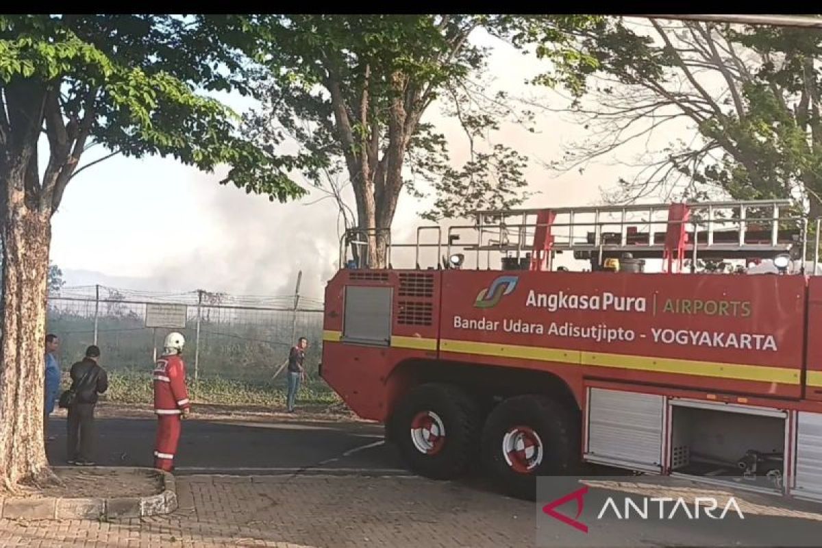 AP I: Tidak ada kerugian akibat kebakaran rumput Bandara Adisutjipto