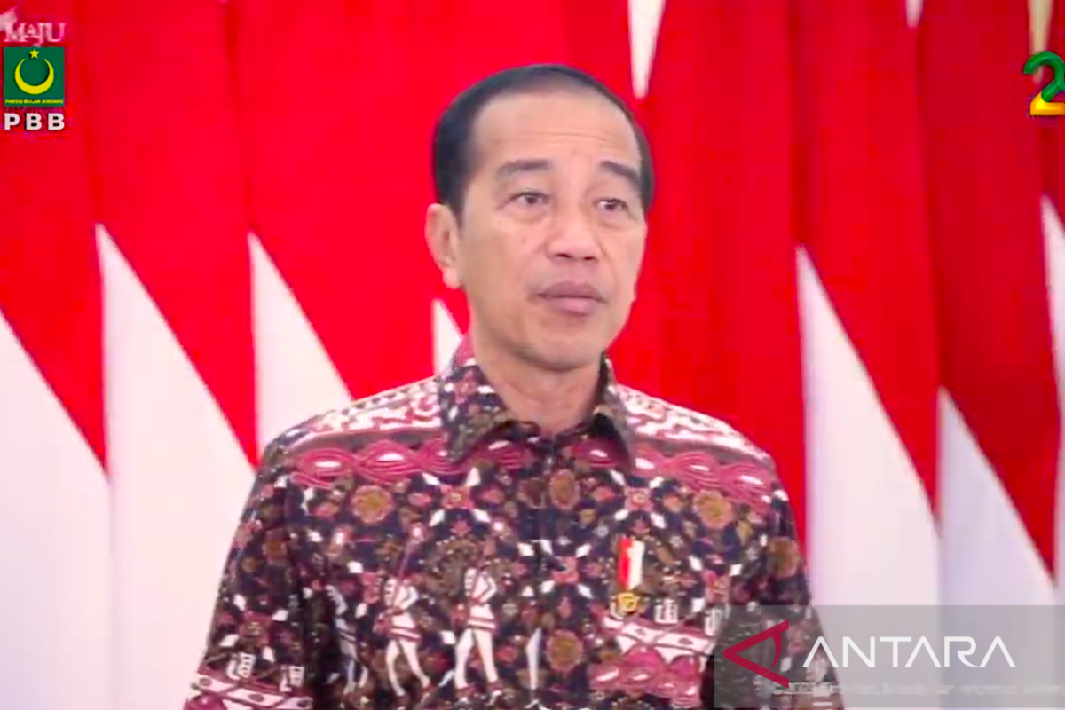 Jokowi ajak Partai Bulan Bintang jaga kualitas Pemilu 2024