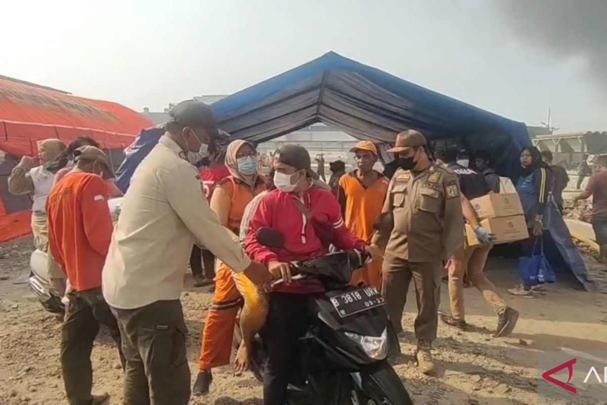 200 KK korban kebakaran di Jakut mengungsi ke tenda BPBD