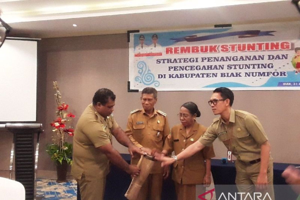 Pemkab Biak Numfor bersama Forkompinda deklarasi mencegah stunting