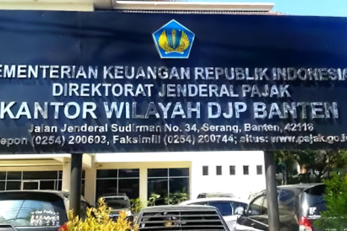 Kanwil DJP Banten catat penerimaan pajak neto Rp12,06 triliun