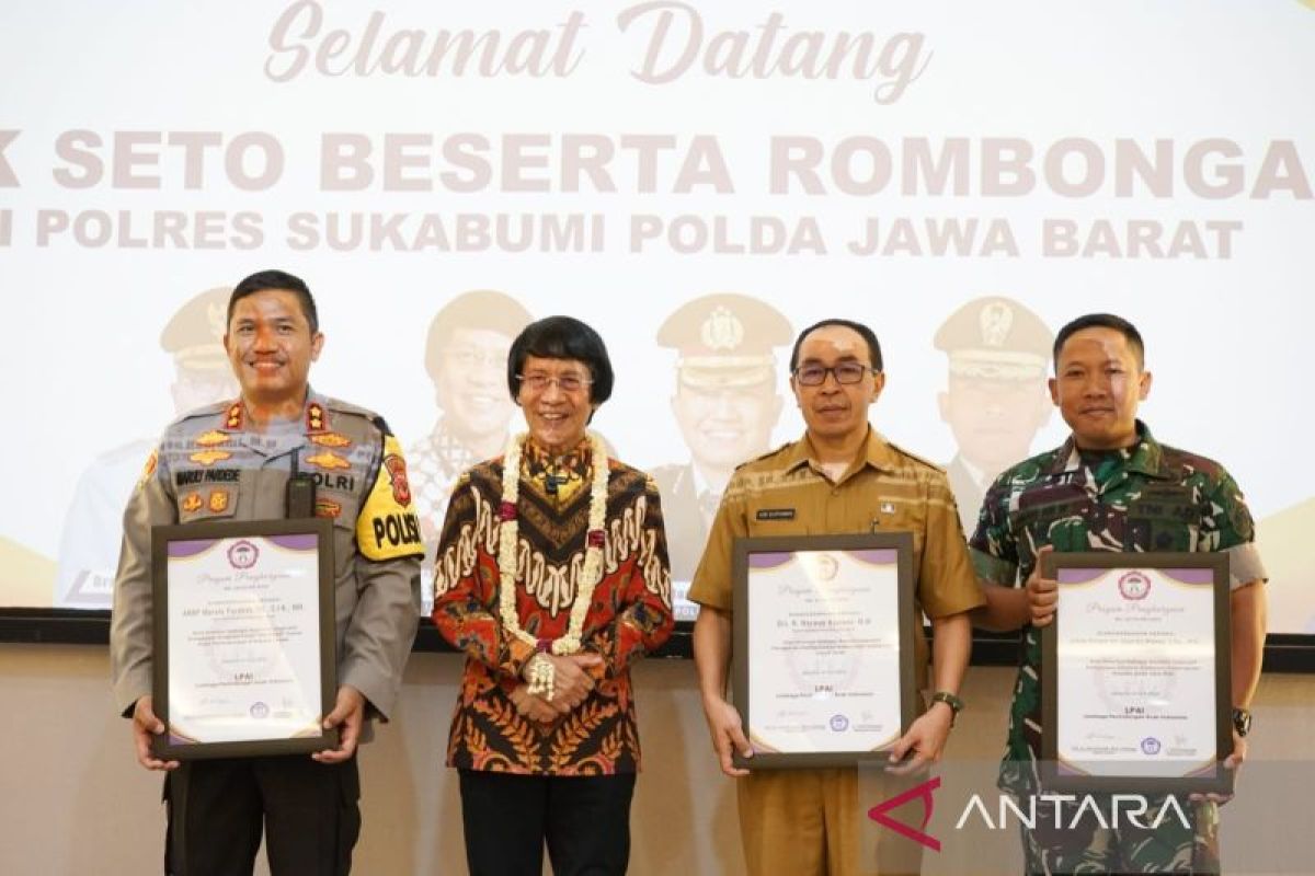 Kapolres hingga bupati dan dandim raih penghargaan Kak Seto Award