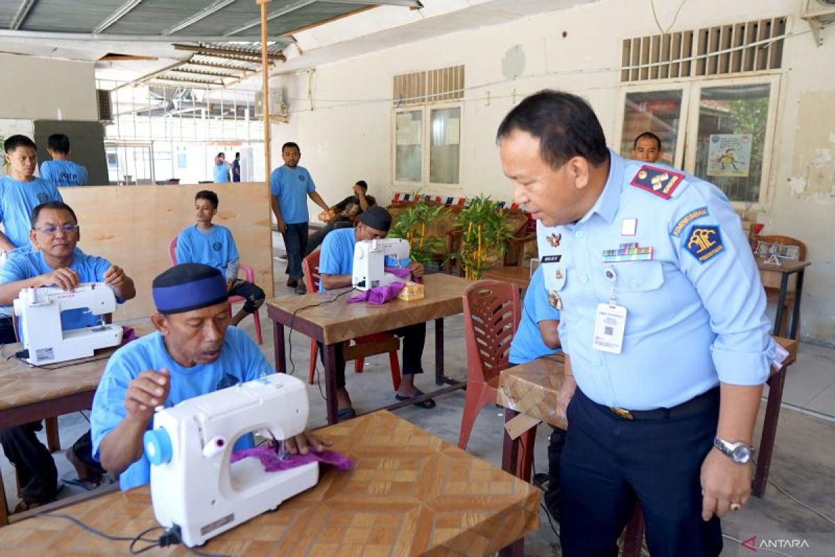 Lapas Gorontalo jalankan program pelatihan keterampilan WBP