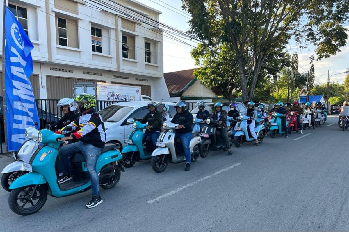 Riders Fazzio city rolling bareng Yamaha Gorontalo