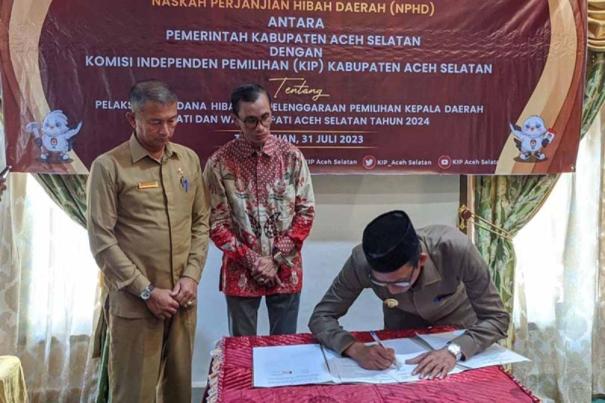 Pemkab Aceh Selatan hibahkan dana pilkada Rp30 miliar