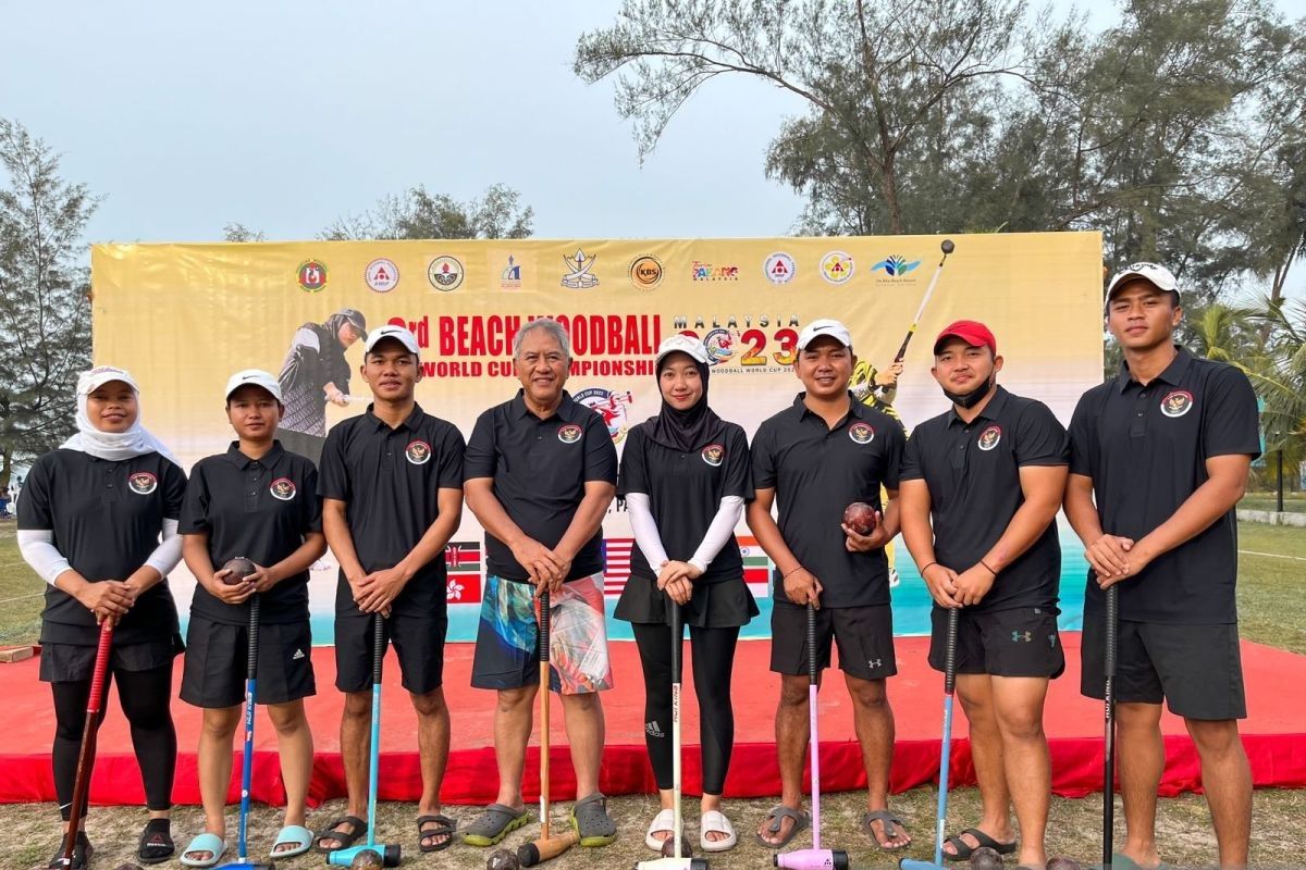 Tim Indonesia berhasil raih emas di 3rd Beach Woodball World Cup Malaysia