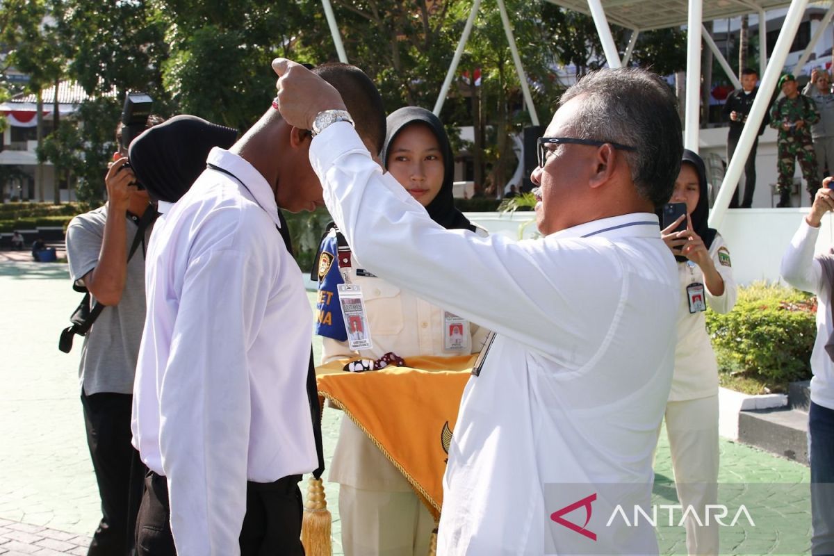 60 siswa SMA Batam jalani pemusatan pelatihan Paskibra 2023