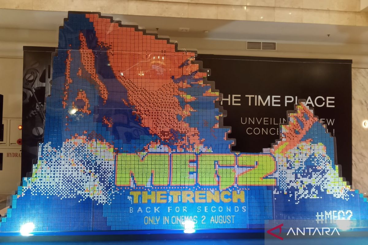 Mosaik kubus rubik "Meg 2: The Trench" raih penghargaan rekor ARI