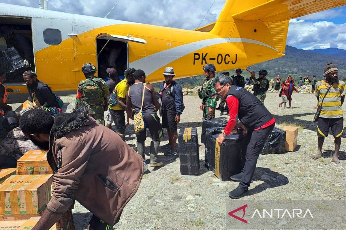 Mensos: TNI berperan kirim bantuan kemanusiaan ke warga Puncak Papua