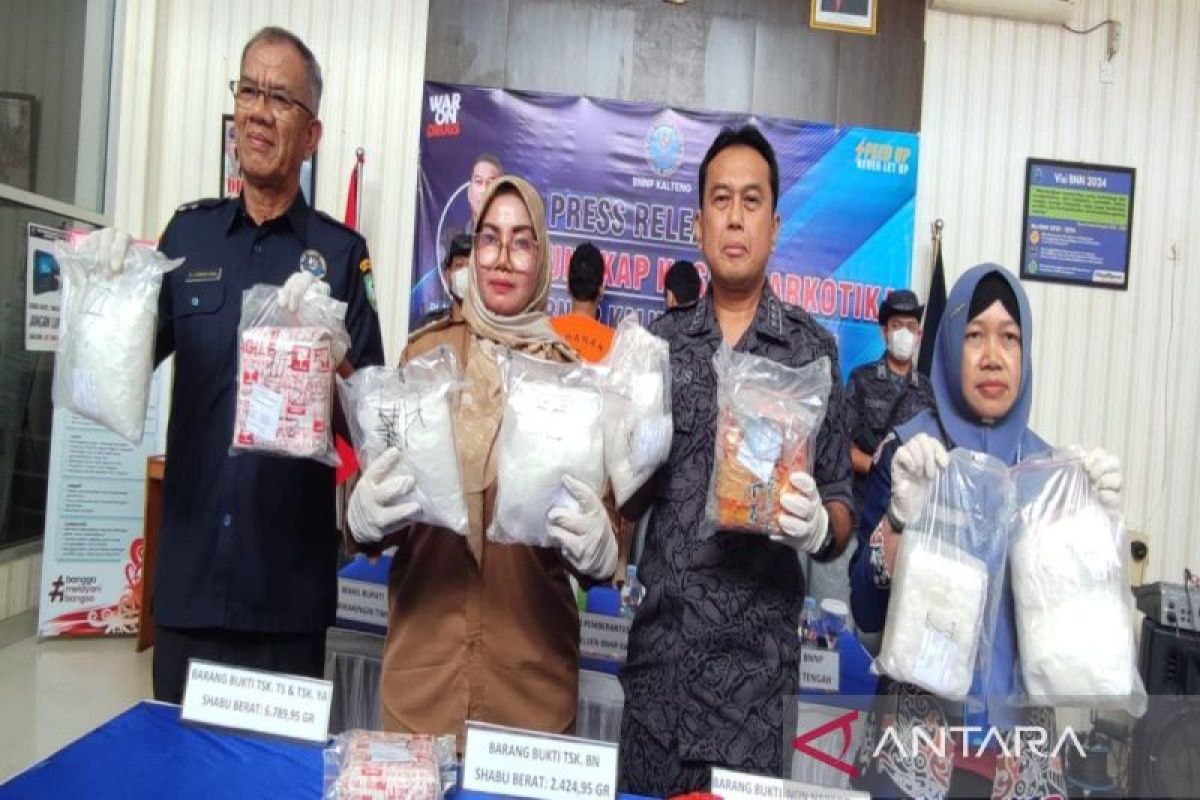 BNNP Kalimantan Tengah tangkap jaringan narkoba Malaysia
