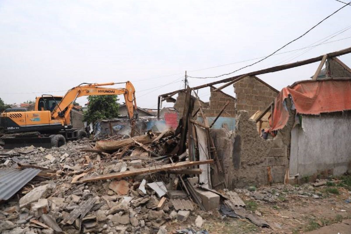 Kawasan kampung kumuh Kedaung Baru Tangerang diubah jadi ruang terbuka