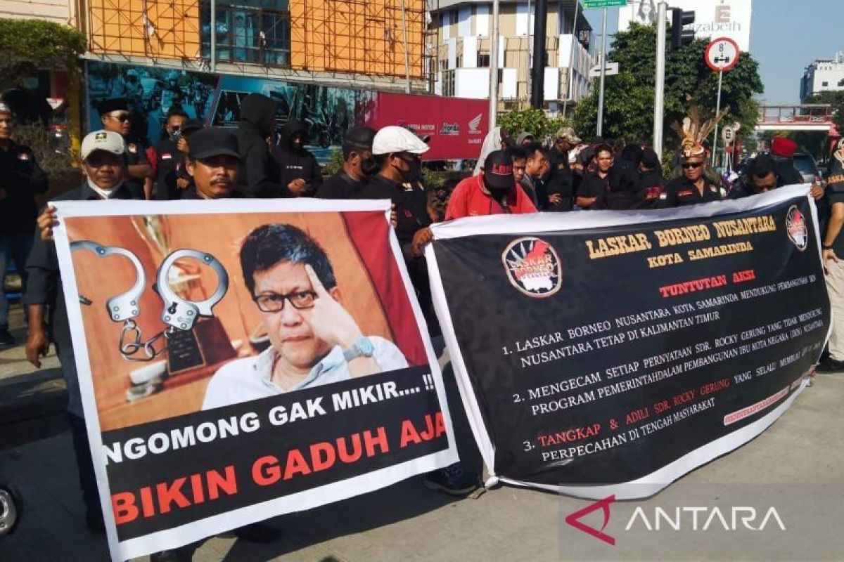 Polresta Samarinda kawal aksi protes terhadap Rocky Gerung