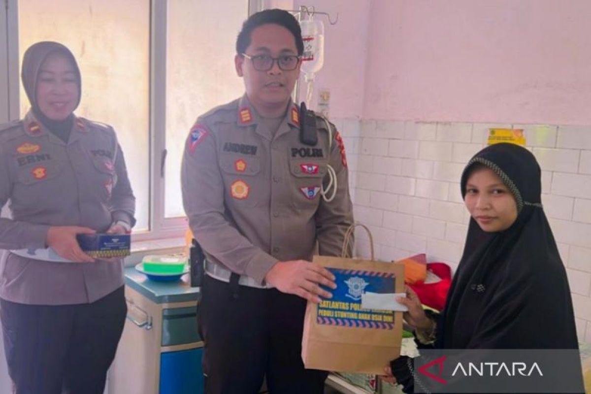 Dukung Program Pemerintah Cegah Stunting, Ditlantas Polda Aceh Salurkan Bantuan