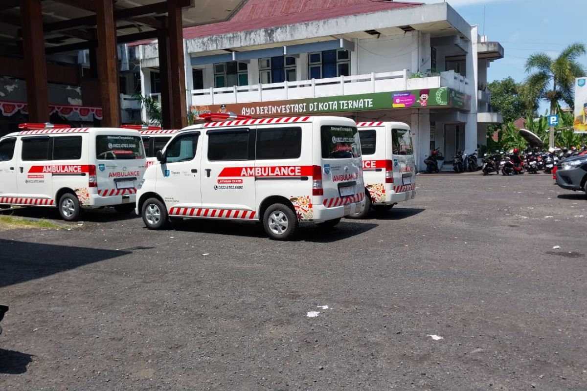 Pemkot Ternate siapkan sembilan ambulans tingkatkan pelayanan kesehatan