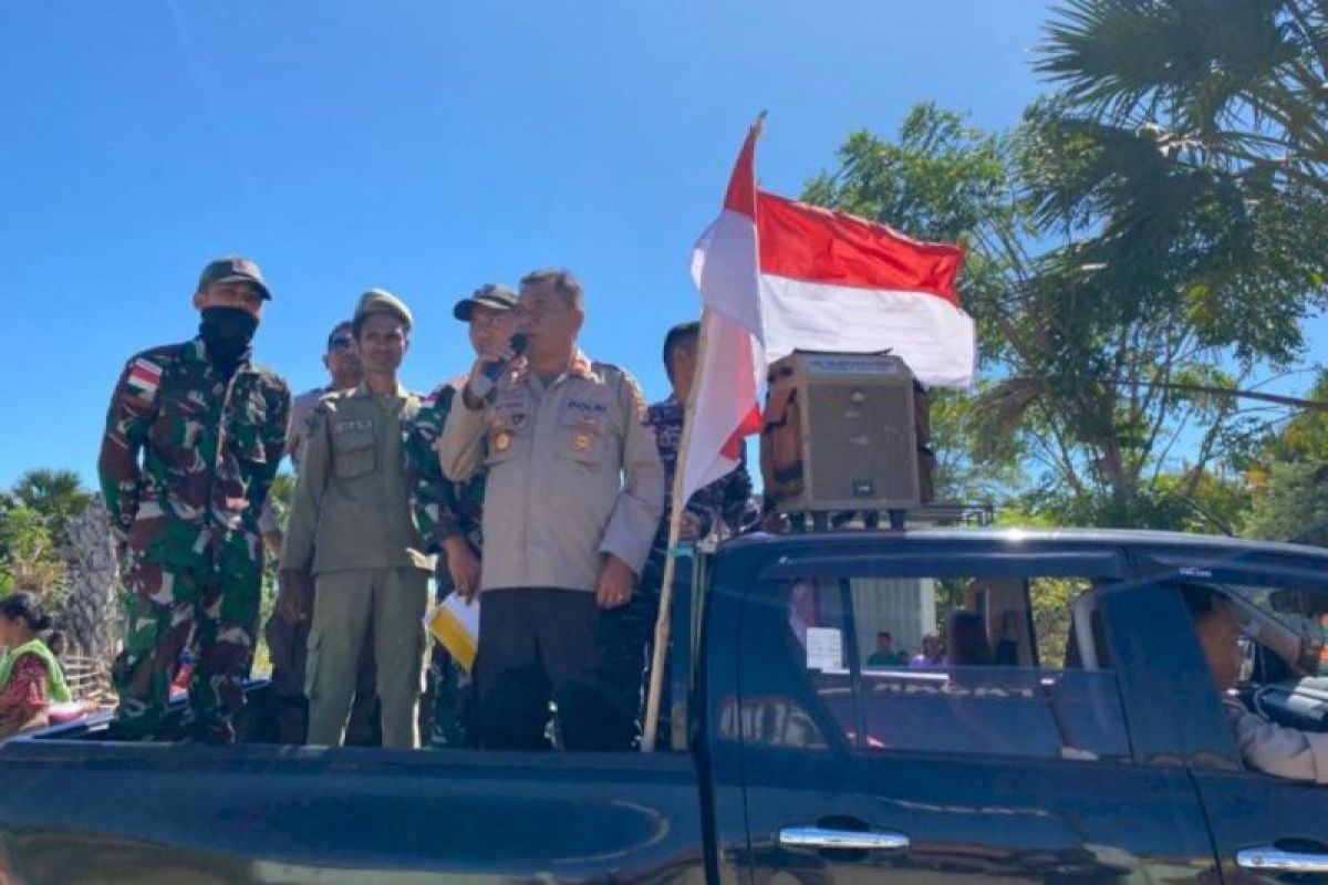 Kabupaten Kupang di perbatasan Oecusse mulai kibarkan bendera