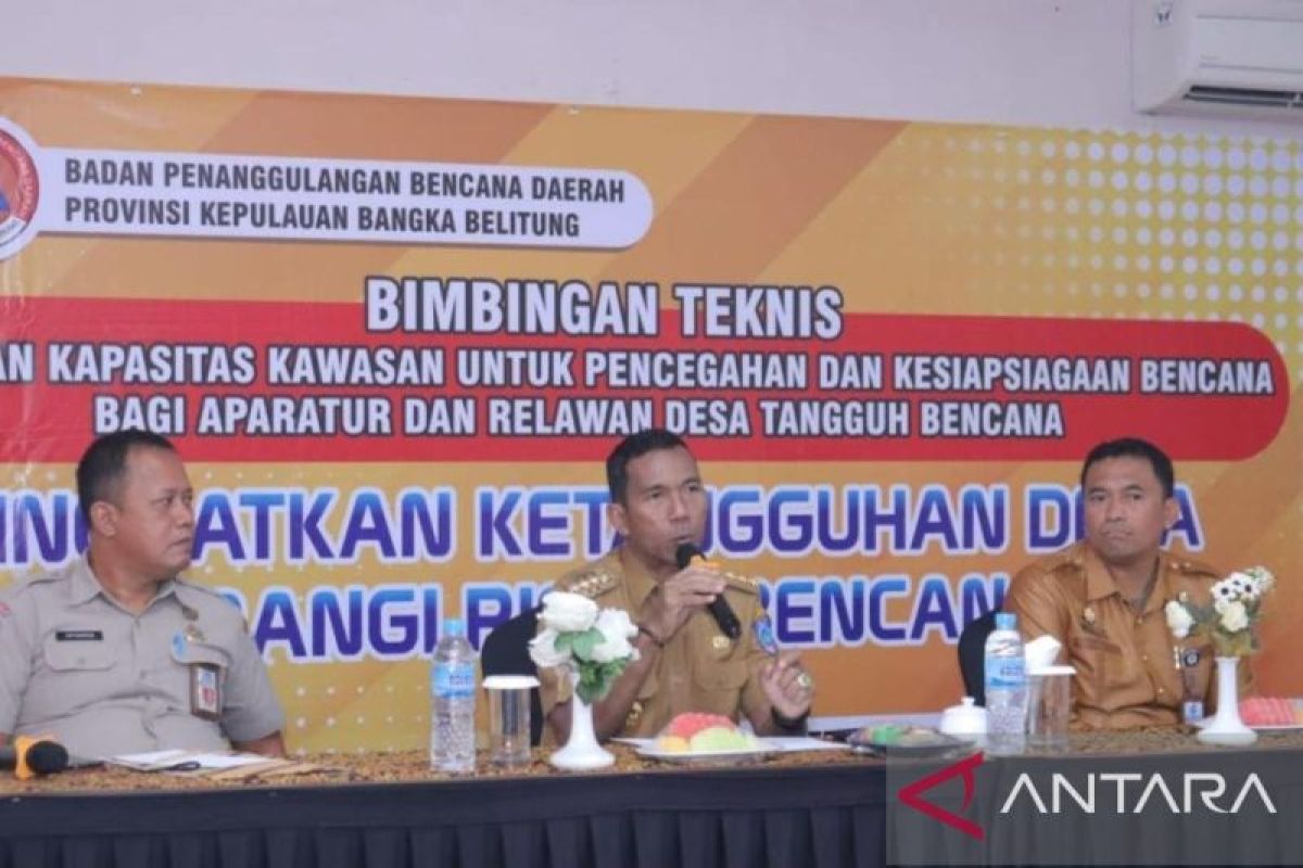 Babel perkuat kapasitas aparatur desa untuk cegah bencana alam