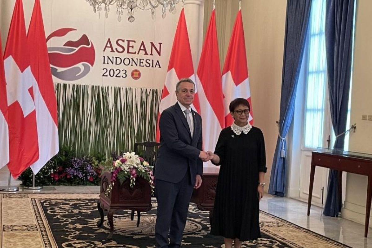 Menlu Retno Marsudi ingin hubungan Indonesia-Swiss terus meningkat