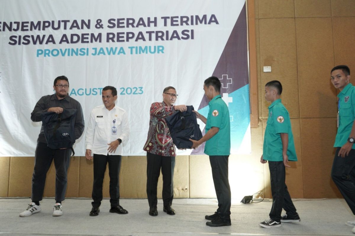 74 siswa ADEM Repatriasi jalani pendidikan di Jawa Timur