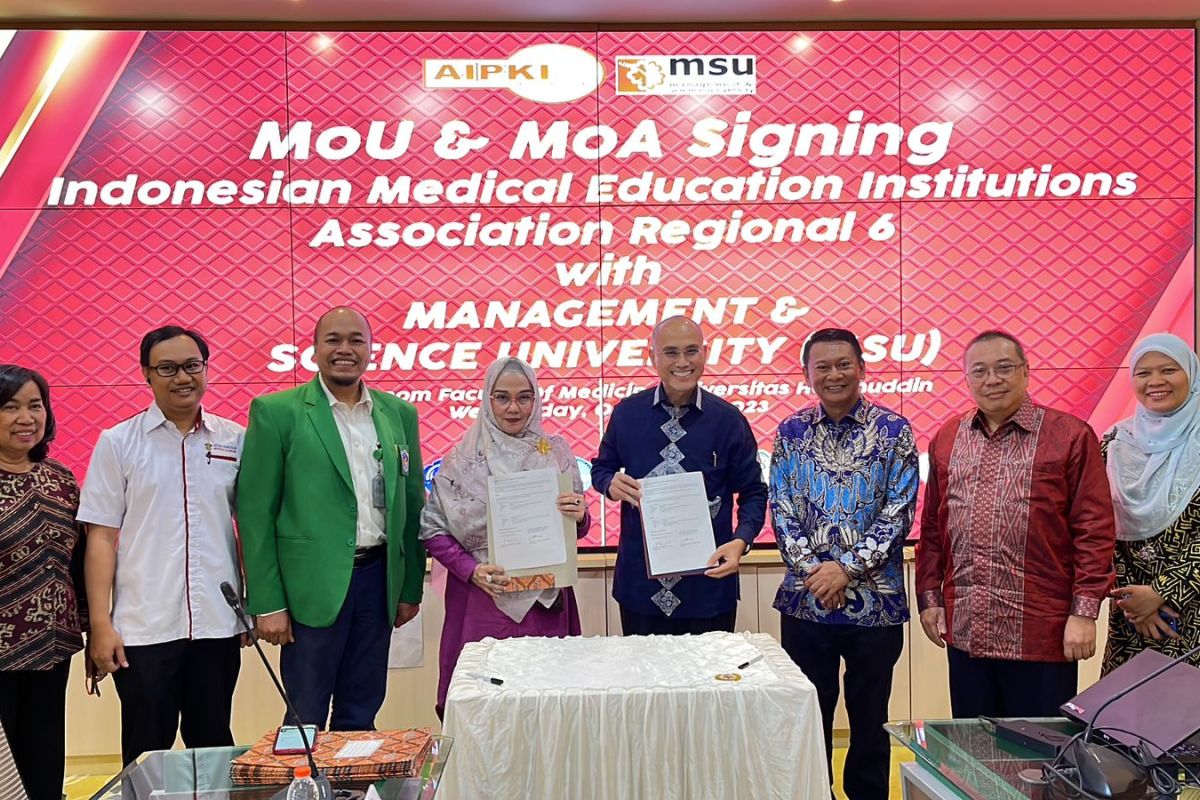 AIPKI Wilayah VI  dan MSU Malaysia teken MoU pendidikan kedokteran