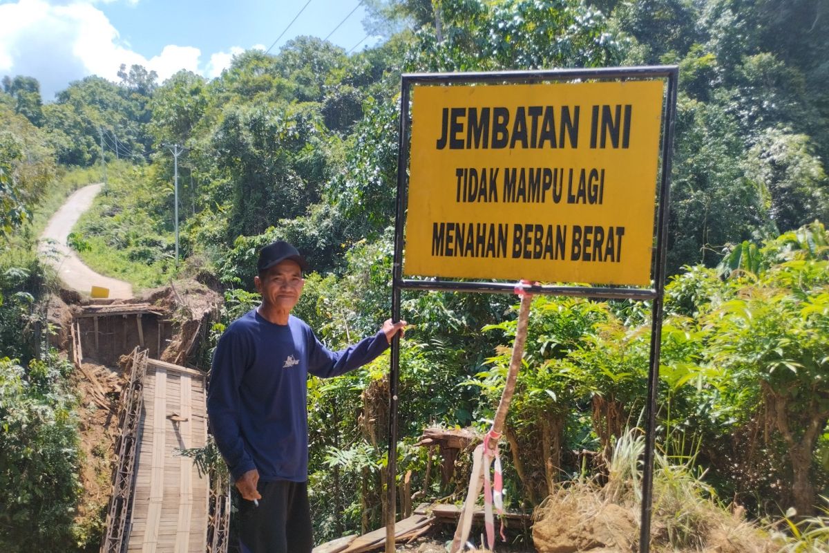 Jembatan Kumap yang ambruk berusia 30 tahun