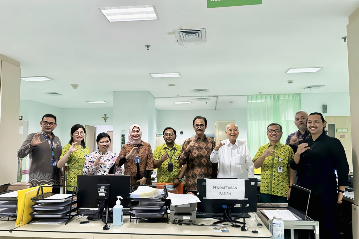 Direktur Operasional Jasa Raharja dan Tim MAB kunjungi rumah sakit di Palembang