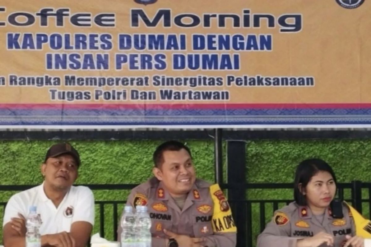 Polres Dumai ajak wartawan bersinergi ciptakan kamtibmas kondusif