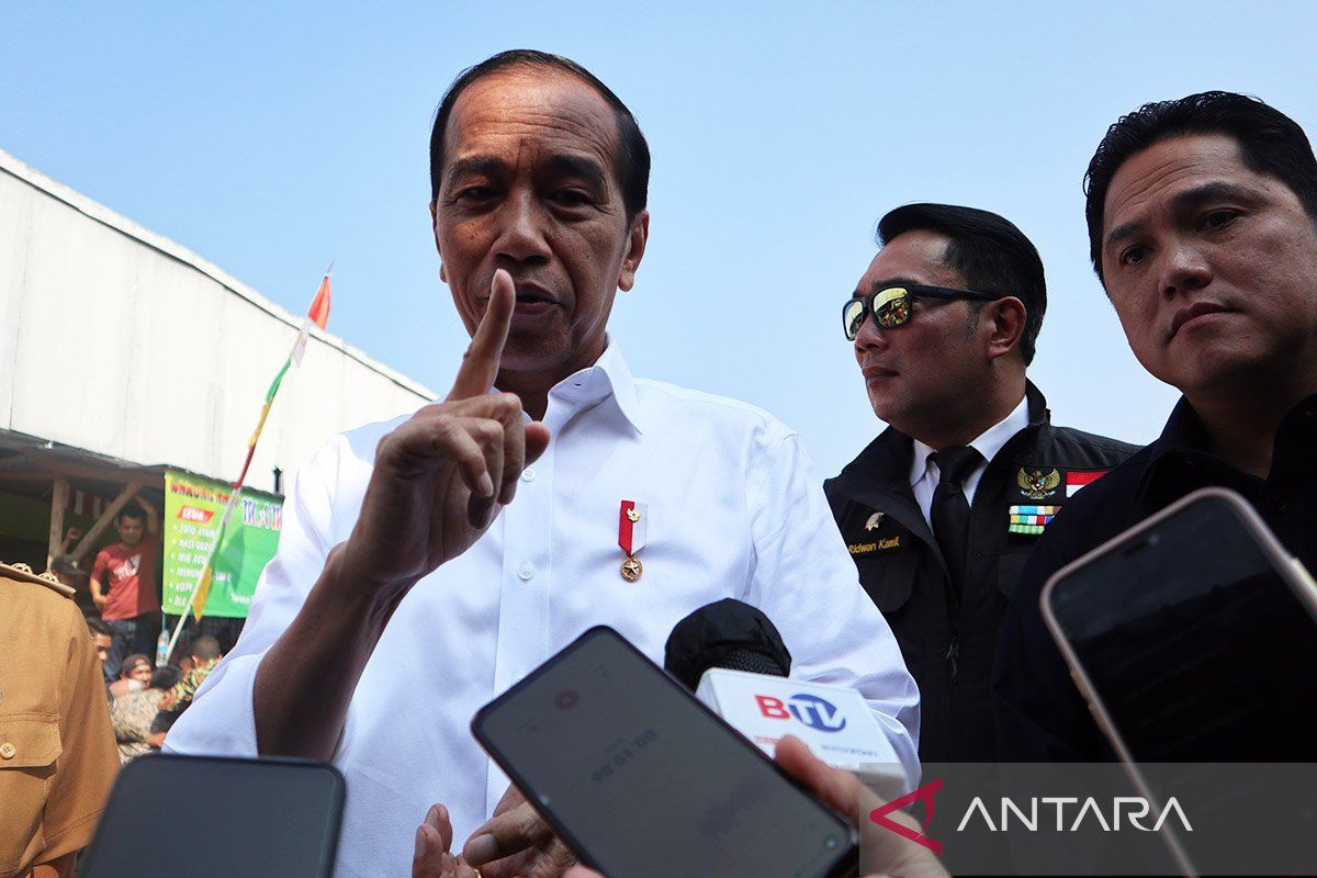 Presiden Jokowi enggan komentari calon pengganti Panglima TNI dan KSAD