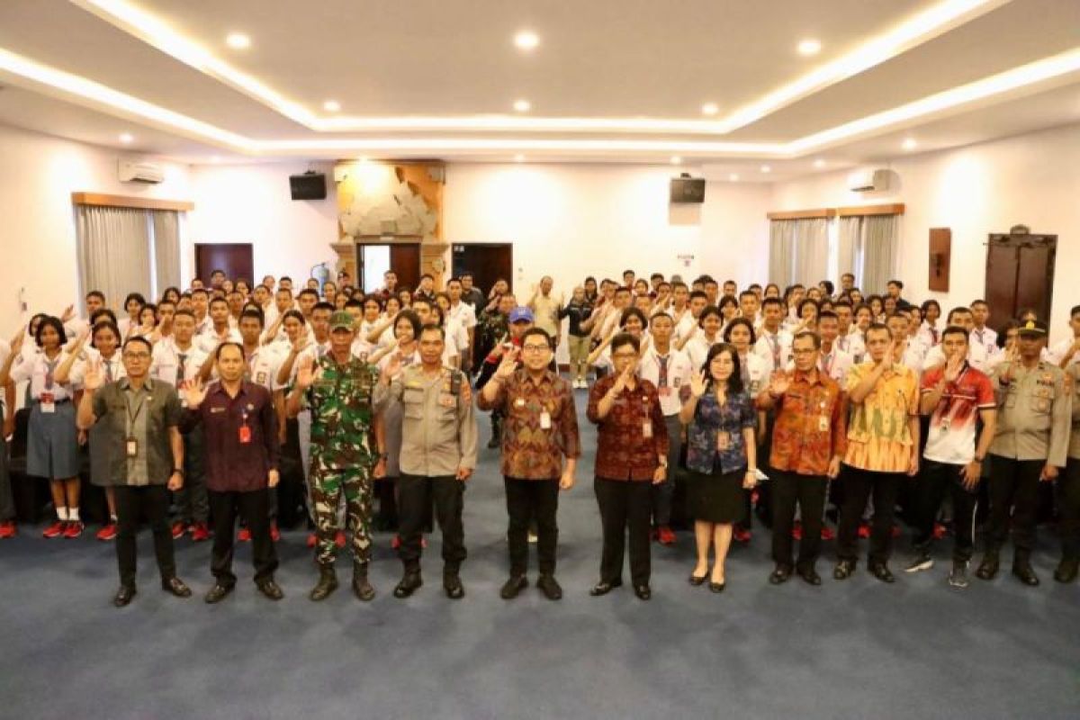 78 calon Paskibraka di Denpasar ikuti pemusatan pelatihan
