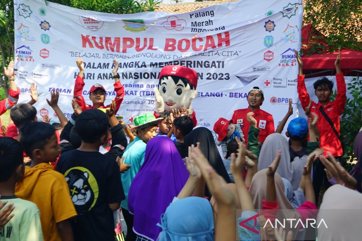 PMI Bekasi fasilitasi Kumpul Bocah peringati Hari Anak Nasional 2023