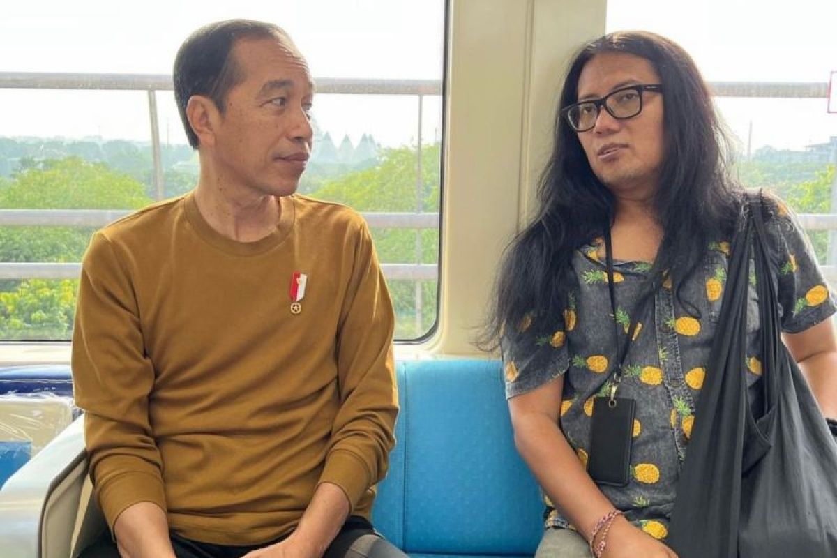 Berbincang bareng Jokowi di LRT, aktivis Ulin berbagi cerita