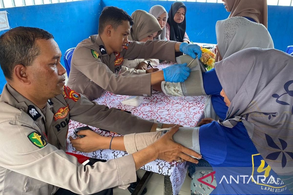 Polres Aceh Barat gelar pemeriksaan kesehatan warga binaan perempuan