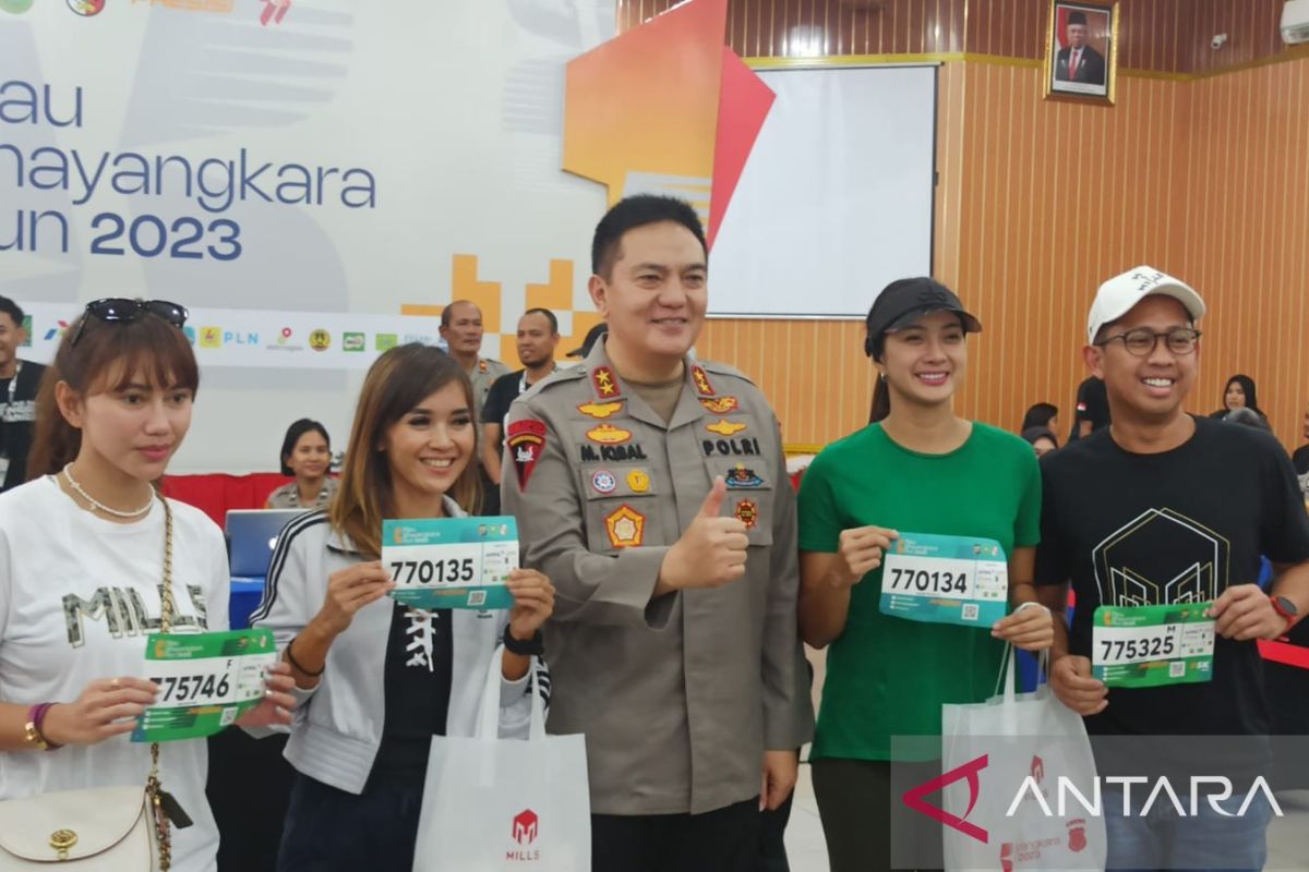 Influencer turut ramaikan Riau Bhayangkara Run