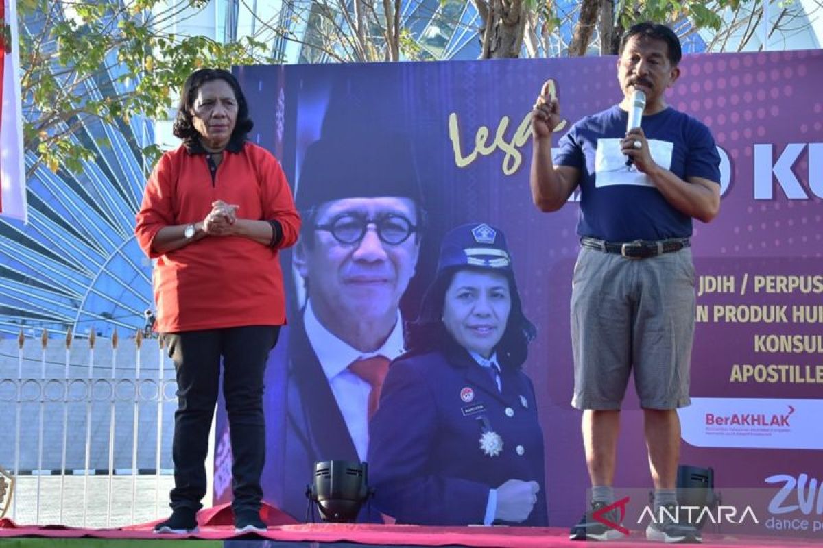 Kumham NTT manfaatkan momen CFD berikan penyuluhan hukum kepada masyarakat