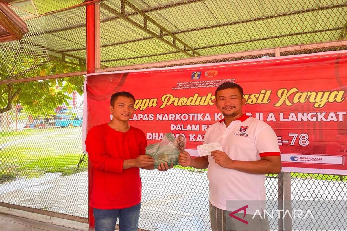 Lapas Narkotika Langkat gelar pameran hasil karya WBP