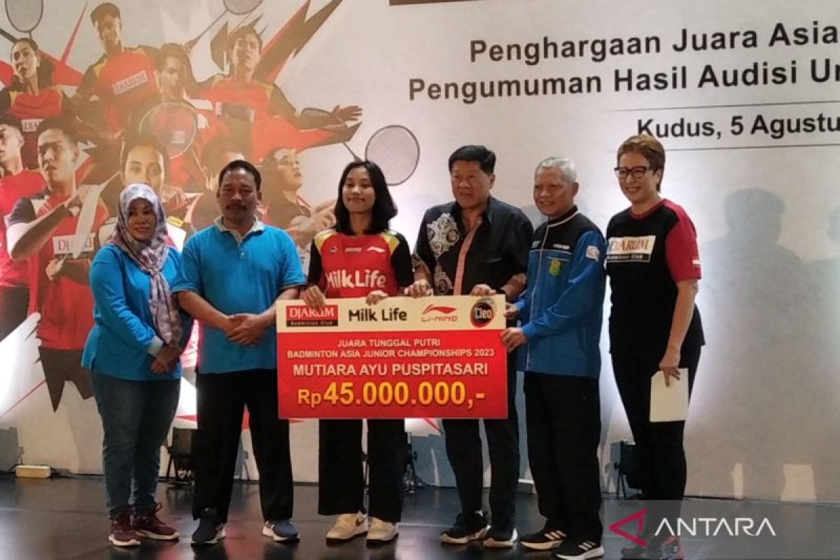 Jadi juara Asia Junior Championships 2023, Mutiara diguyur bonus