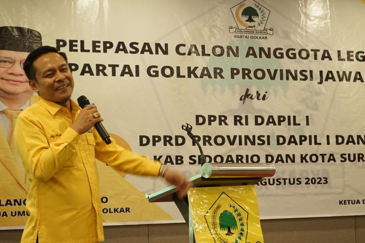 Pemilu 2024, Golkar Surabaya lepas 50 bakal calegnya turun ke lapangan