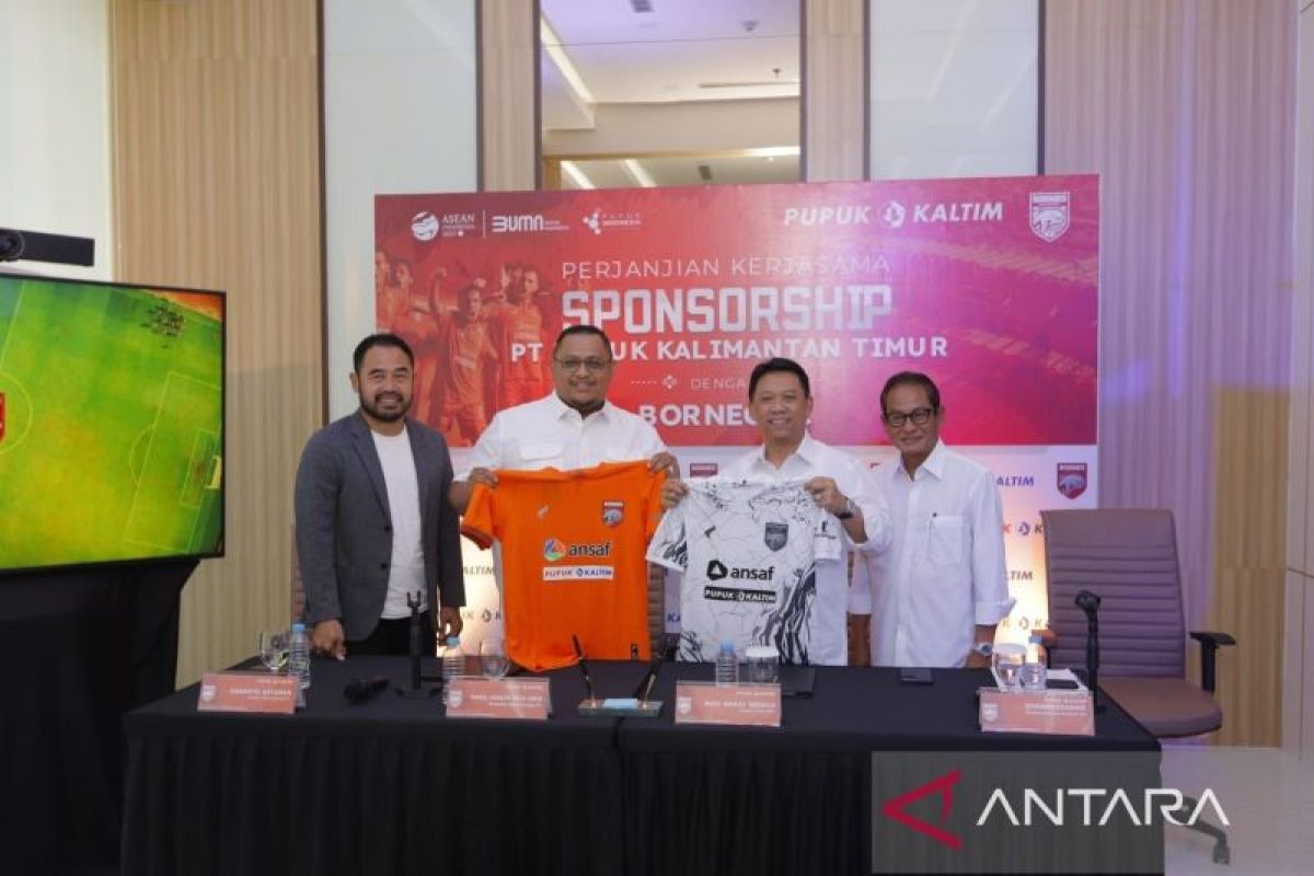 Pupuk Kaltim kembali jadi sponsor Borneo FC