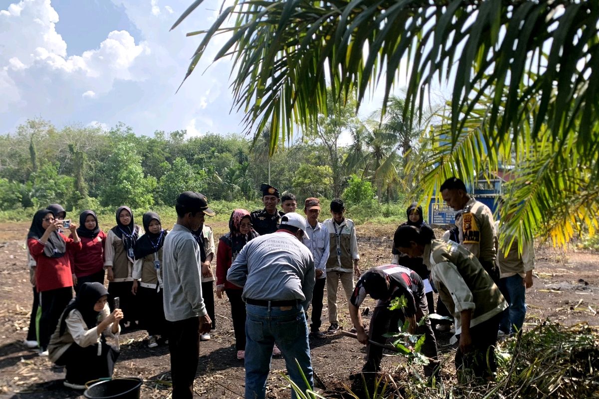 KKN UIN Suska Riau tanam 1.000 pohon di Sungai Apit Siak