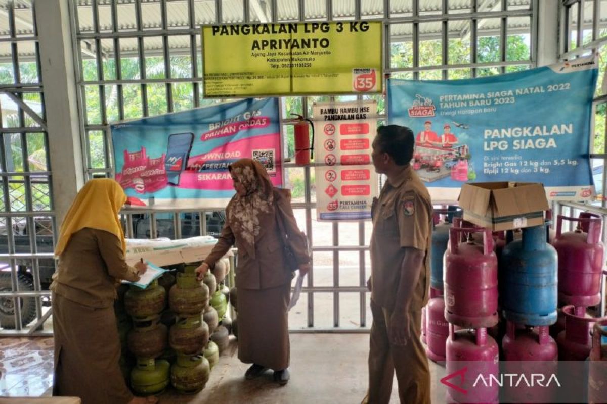 Pemkab Mukomuko cek pangkalan Elpiji cegah penyimpangan