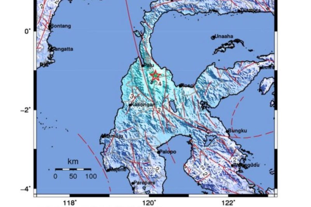 Gempa magnitudo 5,4 guncang Parigi Moutong, Sulteng tidak berpotensi tsunami