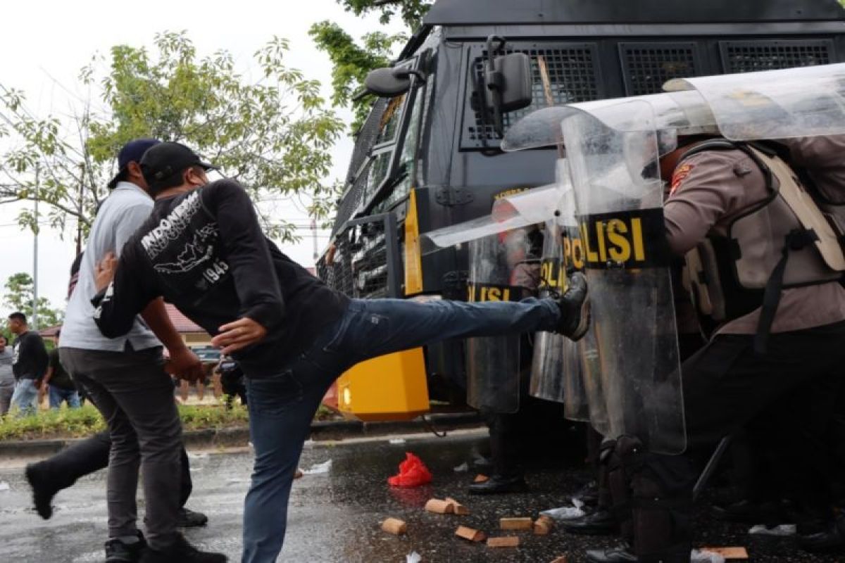 Polres Gumas terus tingkatkan kemampuan personel antisipasi konflik pemilu