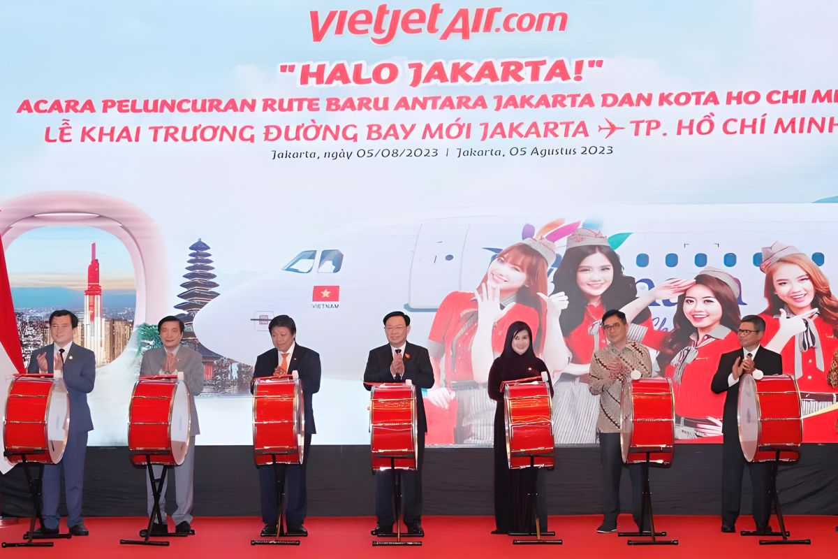 Vietjet resmi luncurkan rute penerbangan Jakarta - Ho Chi Minh City
