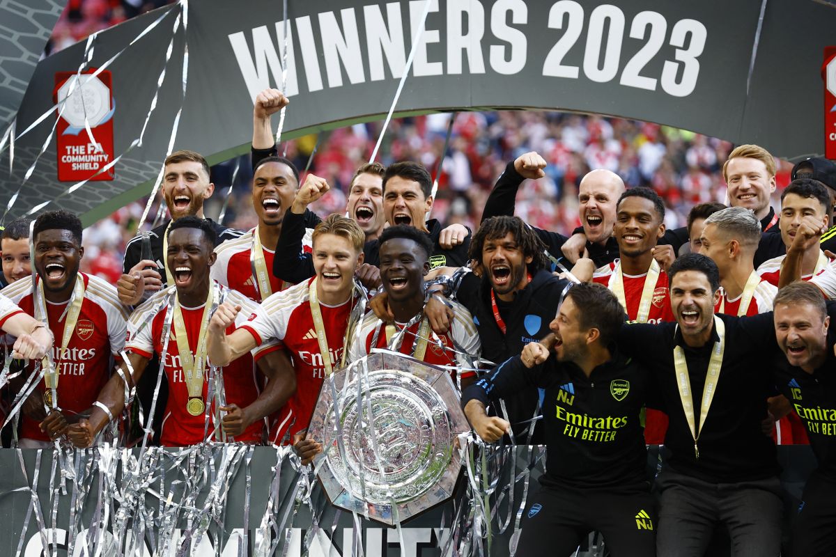 Arsenal juarai Community Shield 2023/24 setelah menang adu penalti dengan City