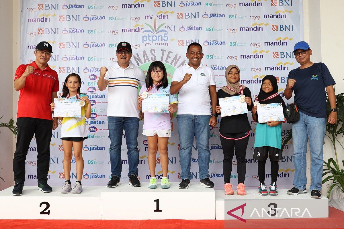 Kualitas merata, berikut para juara Kejurnas Junior Tenis PTPN V